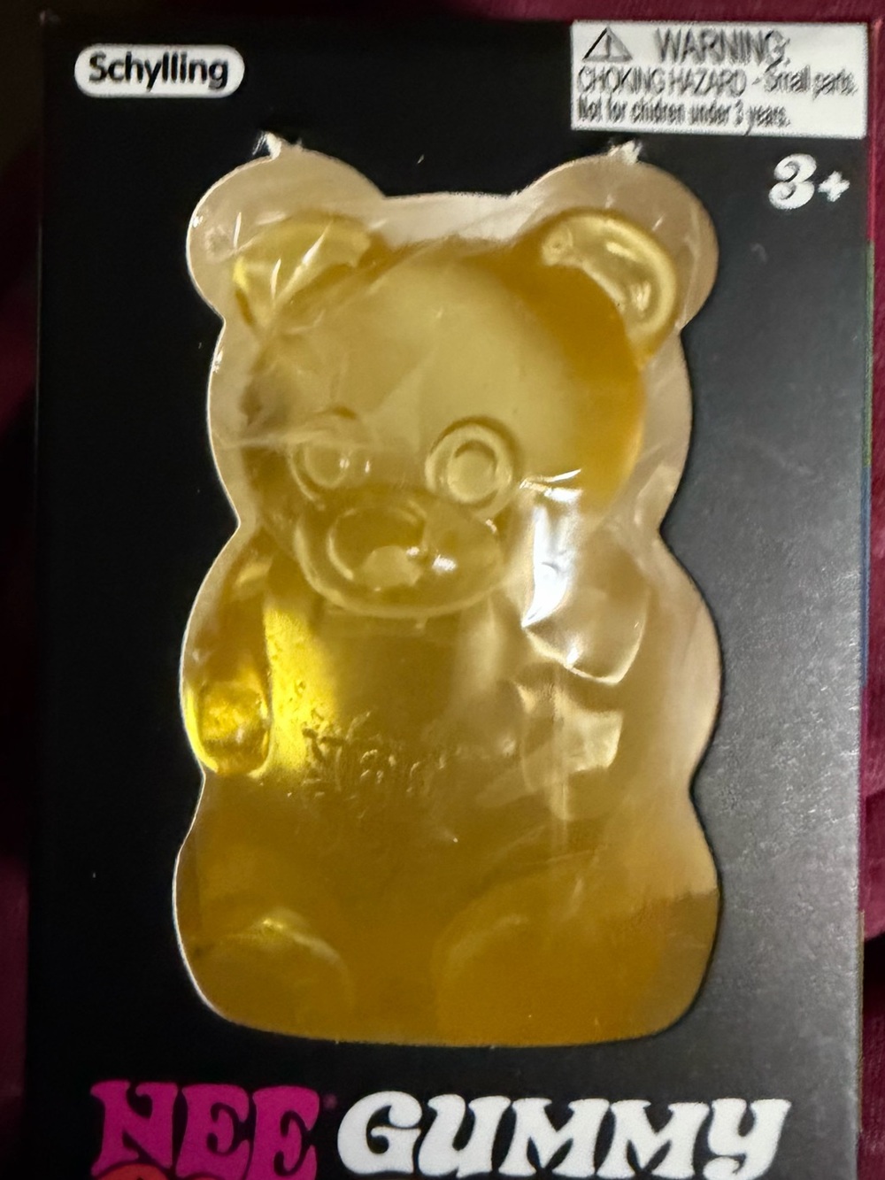 Schylling Yellow Gummy Bear Learning Toy